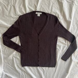 Vintage purple cardigan sweater